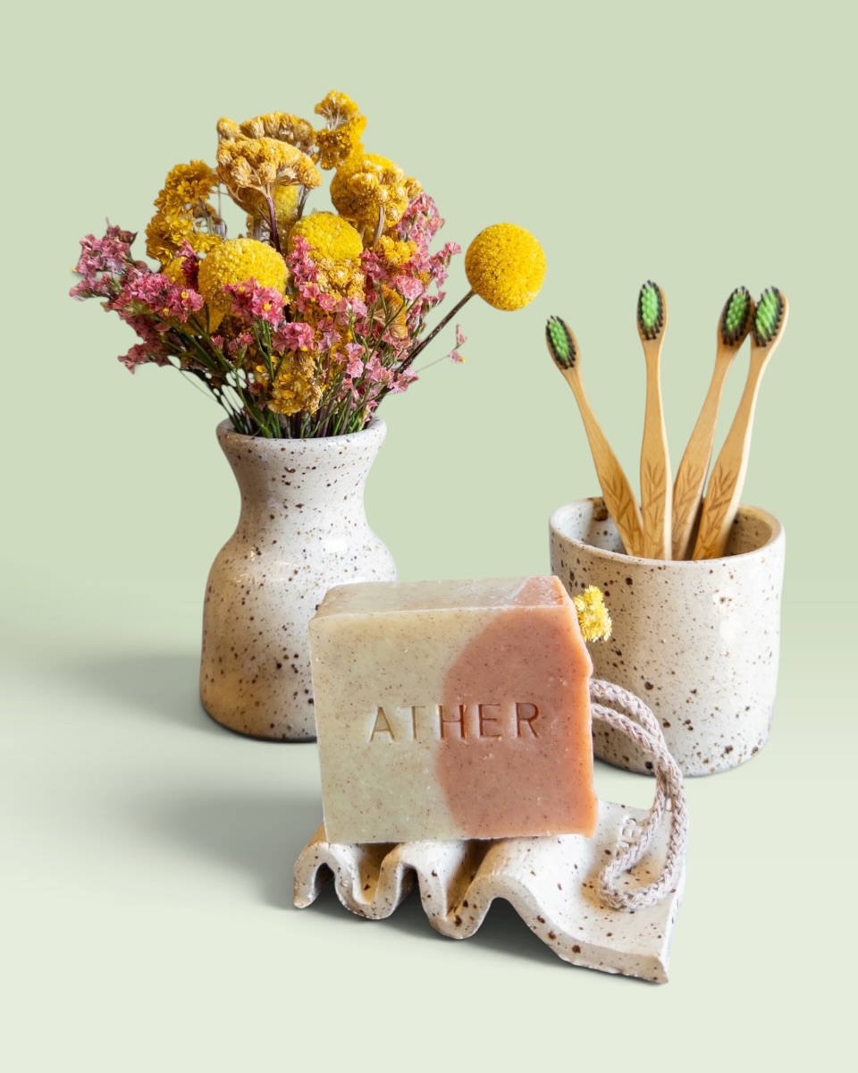 Ritual Set in Speckled Stone Ritual Set in Speckled Stone