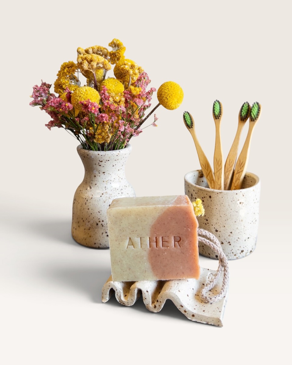Ritual Set in Speckled Stone Ritual Set in Speckled Stone